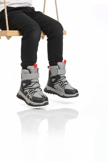 Gri Unisex Çocuk Bot Hilly P