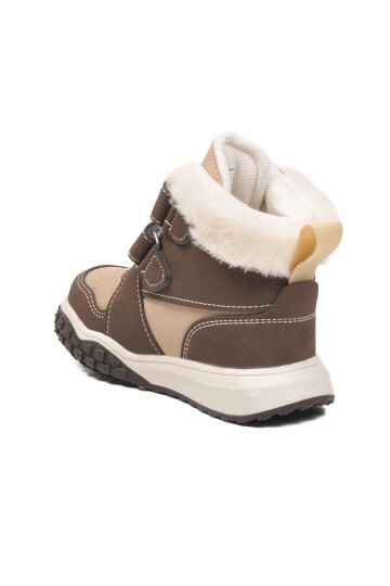 Kahve Cırtlı Unisex Bebek Bot Shade B