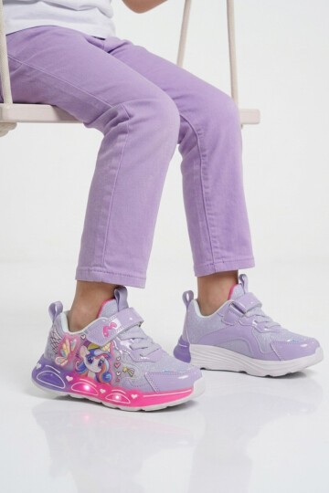 Lila Hafif Kız Çocuk Spor Ayakkabı Marco Kids 26Y310 F