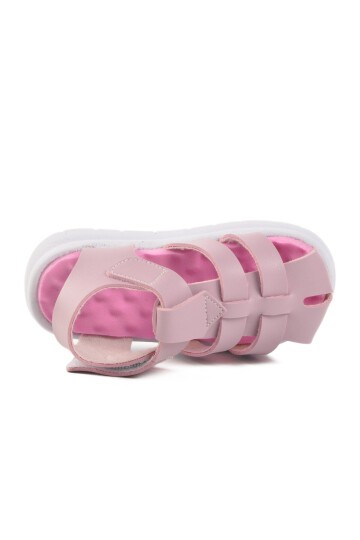 Lila Cırtlı Kız Çocuk Sandalet BN-1245 B
