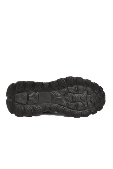 Siyah-Beyaz Hafif Rahat Taban Erkek Sneaker BST-2045 M