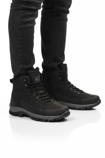 Siyah Kırışık Unisex Outdoor Bot 980 G