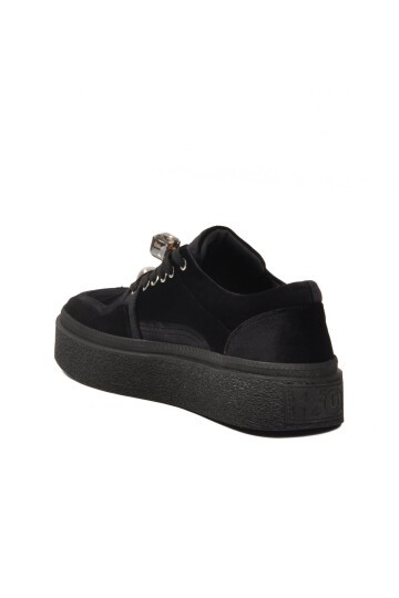 Siyah Nubuk Kadın Sneaker 25K475 Z