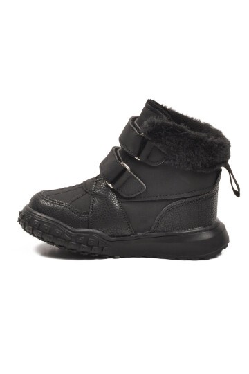 Siyah Cırtlı Unisex Bebek Bot Shade B
