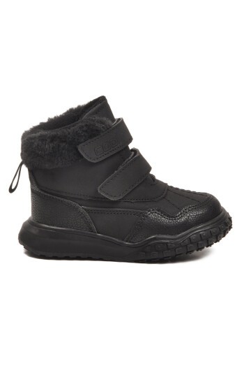 Siyah Cırtlı Unisex Bebek Bot Shade B