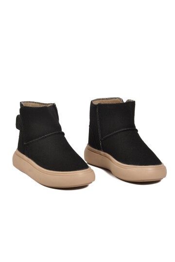 Siyah Süet Unisex Çocuk Bot 823760 P