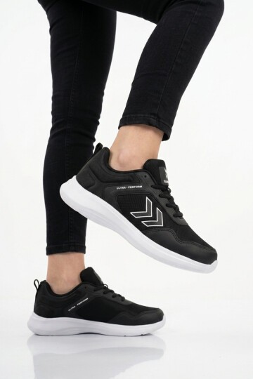 Siyah Tekstil Hafif Esnek Unisex Spor Ayakkabı 900901Perform Actıon