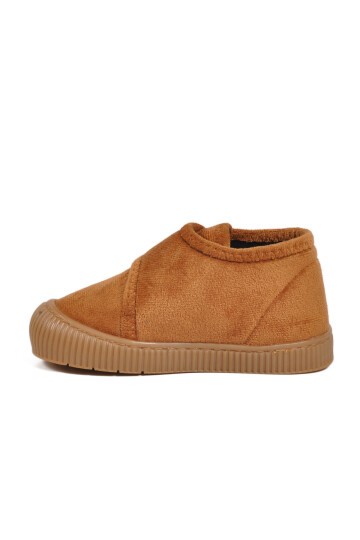 Taba Süet Unisex Çocuk Panduf 058999 P
