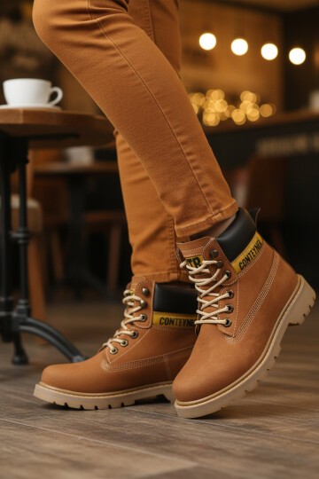 Tarçın Nubuk Bağcıklı Unisex Bot 922 G