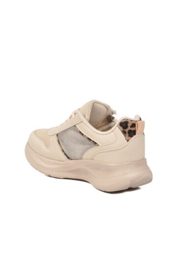 Bej Leopar Kadın Spor Ayakkabı 1017 Z