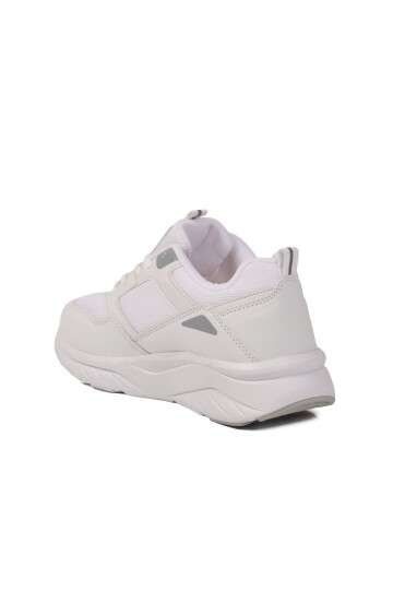 Beyaz-Buz Yüksek Tabanlı Hafif Unisex Spor Ayakkabı 2105 Z