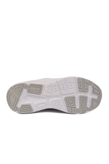 Beyaz-Buz Yüksek Tabanlı Hafif Unisex Spor Ayakkabı 2105 Z
