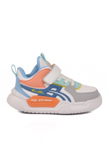 Beyaz-Lacivert Unisex Çocuk Spor Ayakkabı BNI-11092 P