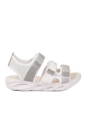 Beyaz Unisex Çocuk Sandalet 26A44 F