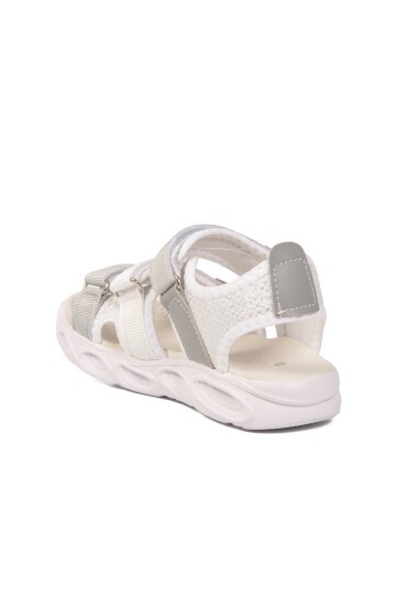Beyaz Unisex Çocuk Sandalet 26A44 F