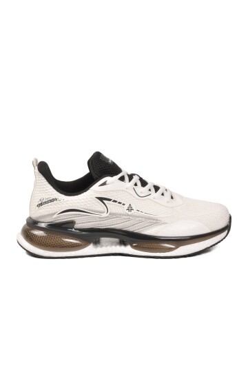 Beyaz-Siyah ComfortSole Taban Erkek Spor Ayakkabı 101 25087-M