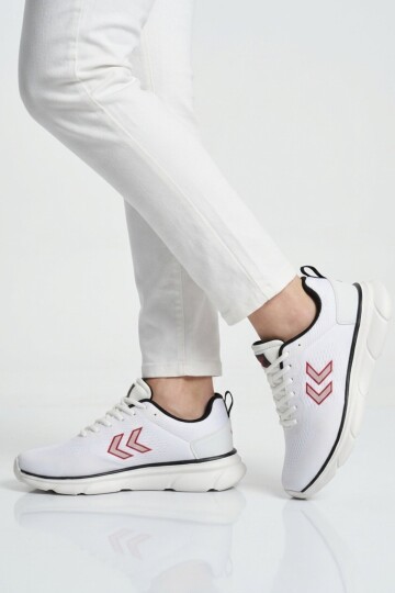 Beyaz-Siyah Hafif Rahat Esnek Unisex Spor Ayakkabı 900882 Degas II