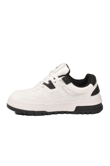 Beyaz-Siyah Unisex Spor Ayakkabı BN-12158 G