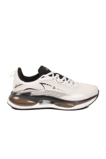 Beyaz-Siyah Tekstil ComfortSole Taban Unisex Spor Ayakkabı 101 25087-G