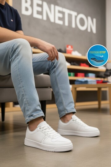Beyaz Erkek Spor Ayakkabı BNI-12083 M