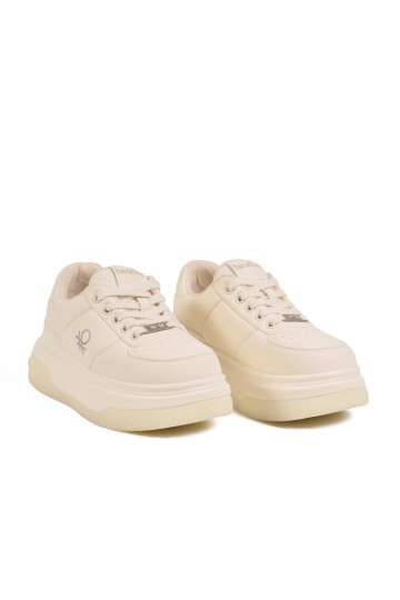 Beyaz Kadın Sneaker BNI-12046 G