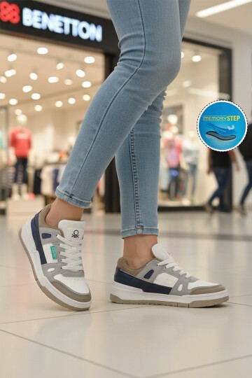 Beyaz Unisex Spor Ayakkabı BNI-11130 G