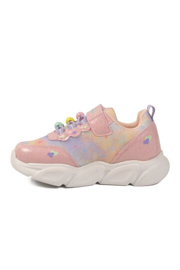 Pembe Işıklı Hafif Kız Çocuk Spor Ayakkabı 1998 P
