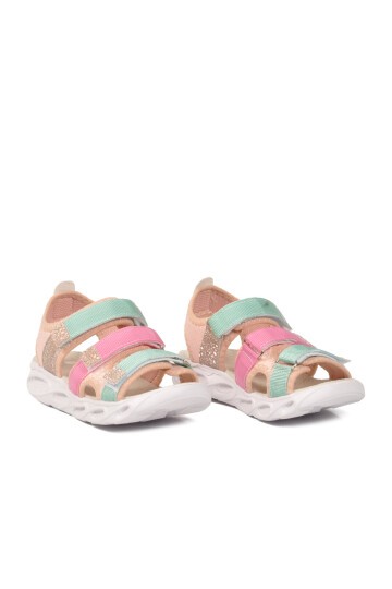 Renkli Kız Çocuk Sandalet 26A44 F