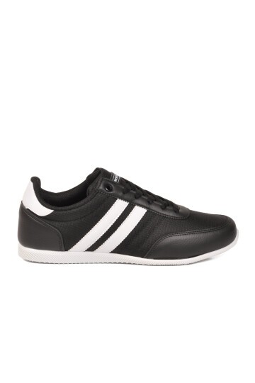 Siyah-Beyaz ComfortSole Taban Erkek Sneaker BST-2086 M