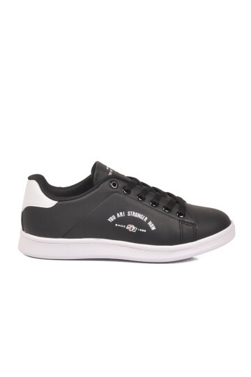 Siyah-Beyaz Hafif Unisex Spor Ayakkabı Bst-1002 G