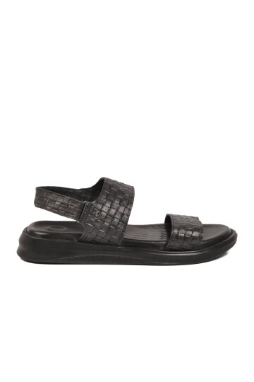 Siyah Hafif Erkek Sandalet PC-7334 M