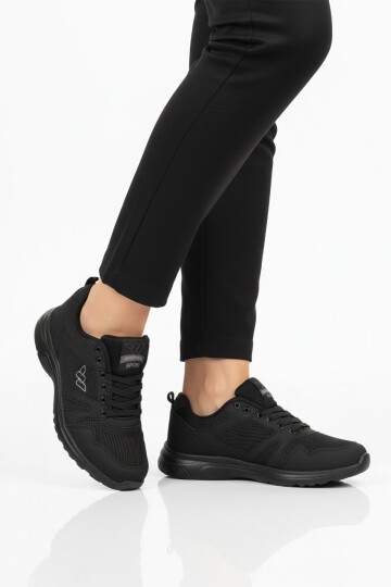 Siyah Tekstil Hafif Unisex Spor Ayakkabı 020 G