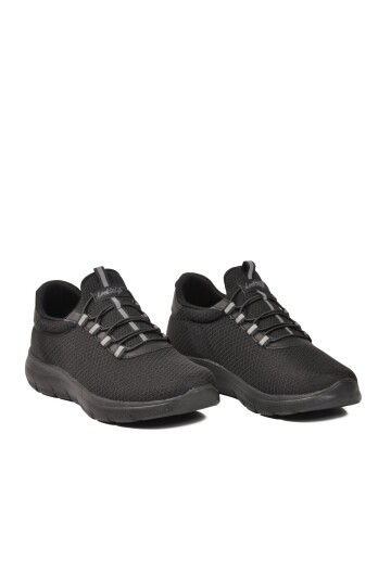 Siyah Anorak Rahat Taban Erkek Spor Ayakkabı 26107 M