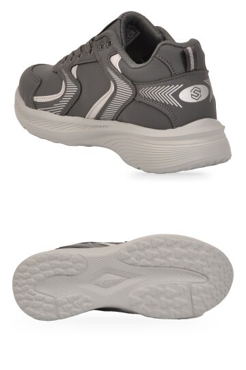 Bağcıklı Kalın Rahat Taban Hafif Esnek Füme Unisex Yürüyüş ve Spor Ayakkabı Sneaker 2032
