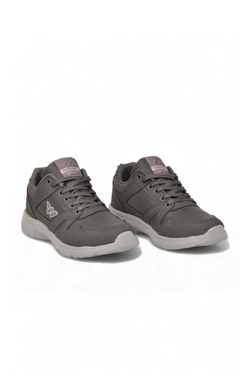 Bağcıklı Cilt Füme Hafif Rahat Taban Esnek Unisex Yürüyüş ve Spor Ayakkabı Sneaker Core 020