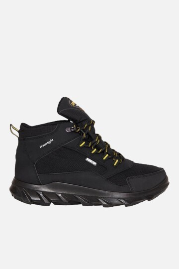 Tekstil Siyah-Sarı Kaymaz Tabanlı Su Geçirmez Unisex Outdoor Trekking Bot G7200