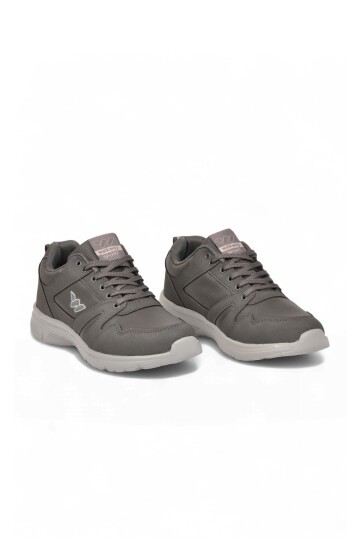 Erkek Füme Bağcıklı Hafif Esnek Yürüyüş ve Spor Ayakkabı Sneaker Core 020