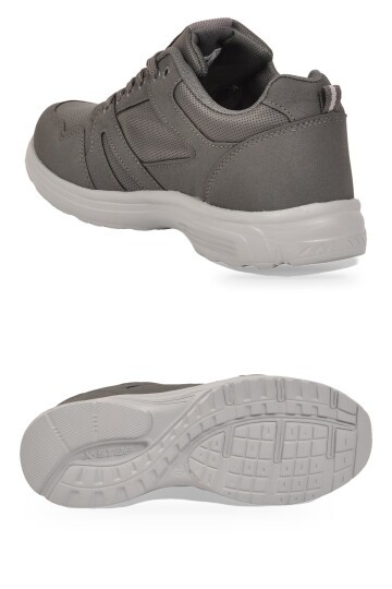 Erkek Füme Bağcıklı Hafif Esnek Yürüyüş ve Spor Ayakkabı Sneaker Core 020