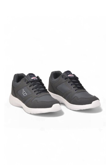 Erkek Lacivert Büyük Numara Bağcıklı Hafif Esnek Yürüyüş ve Spor Ayakkabı Sneaker Core 020
