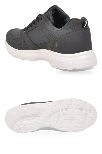 Erkek Lacivert Büyük Numara Bağcıklı Hafif Esnek Yürüyüş ve Spor Ayakkabı Sneaker Core 020