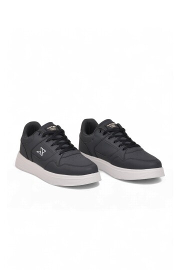 Lacivert Unisex Yürüyüş ve Spor Ayakkabı Bağcıklı Rahat Tabanlı Sneaker 2031