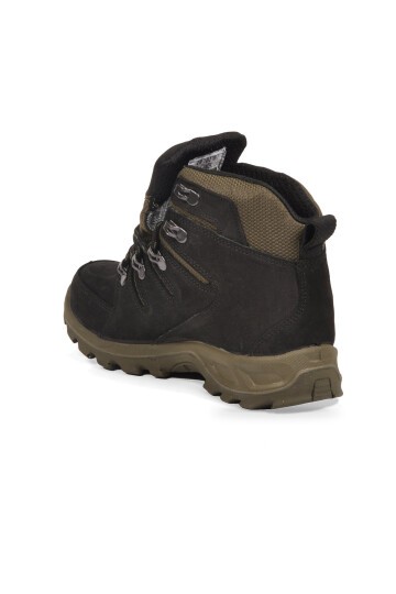 Siyah-Haki Nubuk Unisex Bot Su Geçirmez Kaymaz Outdoor Bot G5558