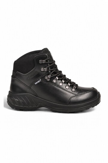 Erkek Siyah Hakiki Deri Su Geçirmez Kaymaz Tabanlı Outdoor Trekking Bot M4107