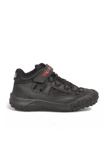 Erkek Çocuk Siyah-Kırmızı Comfort Tabanlı Lastik Bağcıklı Sneaker Bot Nexo 2280