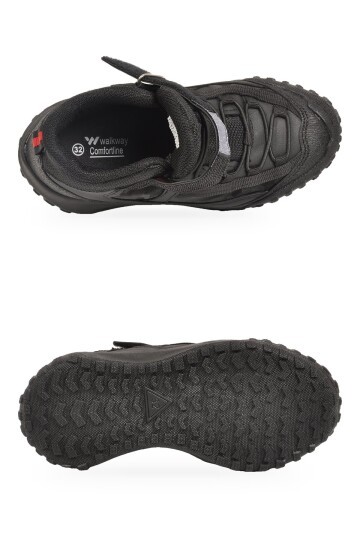 Erkek Çocuk Siyah-Kırmızı Comfort Tabanlı Lastik Bağcıklı Sneaker Bot Nexo 2280