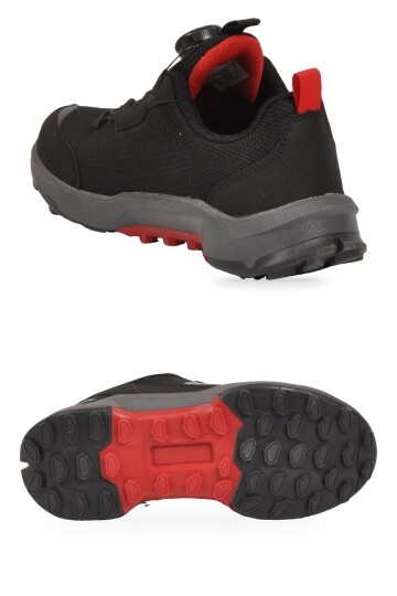 Siyah Erkek Çocuk Outdoor Ayakkabı Akıllı Bağcıklı Kauçuk Taban Günlük Ayakkabı BS-İH1-P-240