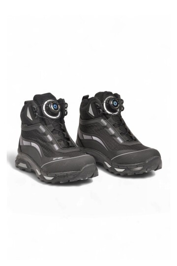 Erkek Çocuk Akıllı Bağcıklı Kaymaz Tabanlı Siyah Outdoor Bot 1040