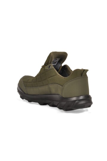Erkek Tekstil Haki Bağcıklı Kaymaz Tabanlı Su Geçirmez Outdoor Ayakkabı M7203