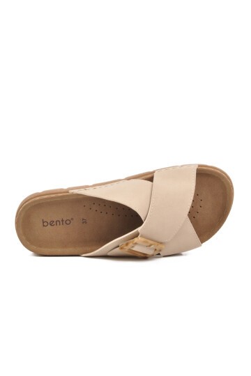 Bej Hafif Kadın Terlik Bento 117.001 Z