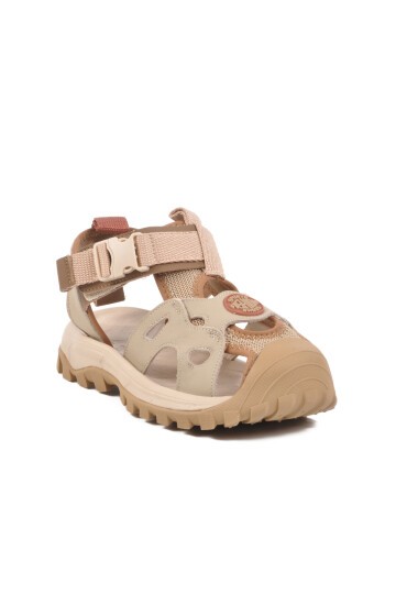 Bej Hafif Çocuk Sandalet 25Y614 F